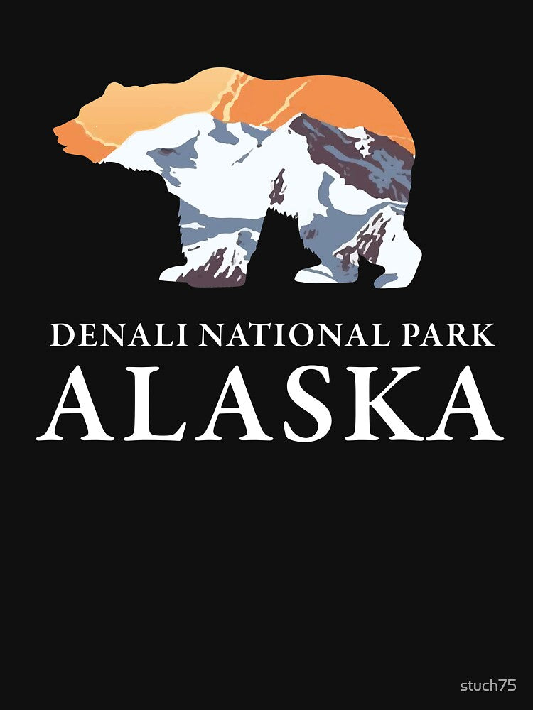 Denali National Park Alaska by stuch75 T-Shirts, Hoodie, Sweatshirt | BlankRebels.com (Image 3)