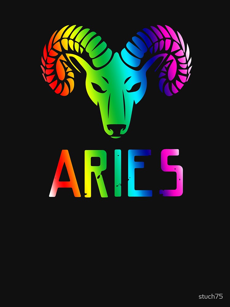 Aries In Rainbow Color by stuch75 T-Shirts, Hoodie, Sweatshirt | BlankRebels.com (Image 3)