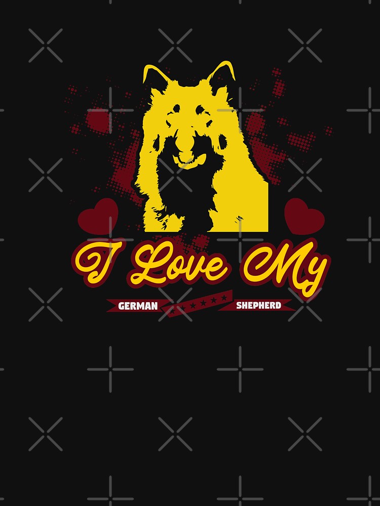 Dog Lover I Love German Shepherd by teamph T-Shirts, Hoodie, Sweatshirt | BlankRebels.com (Image 3)