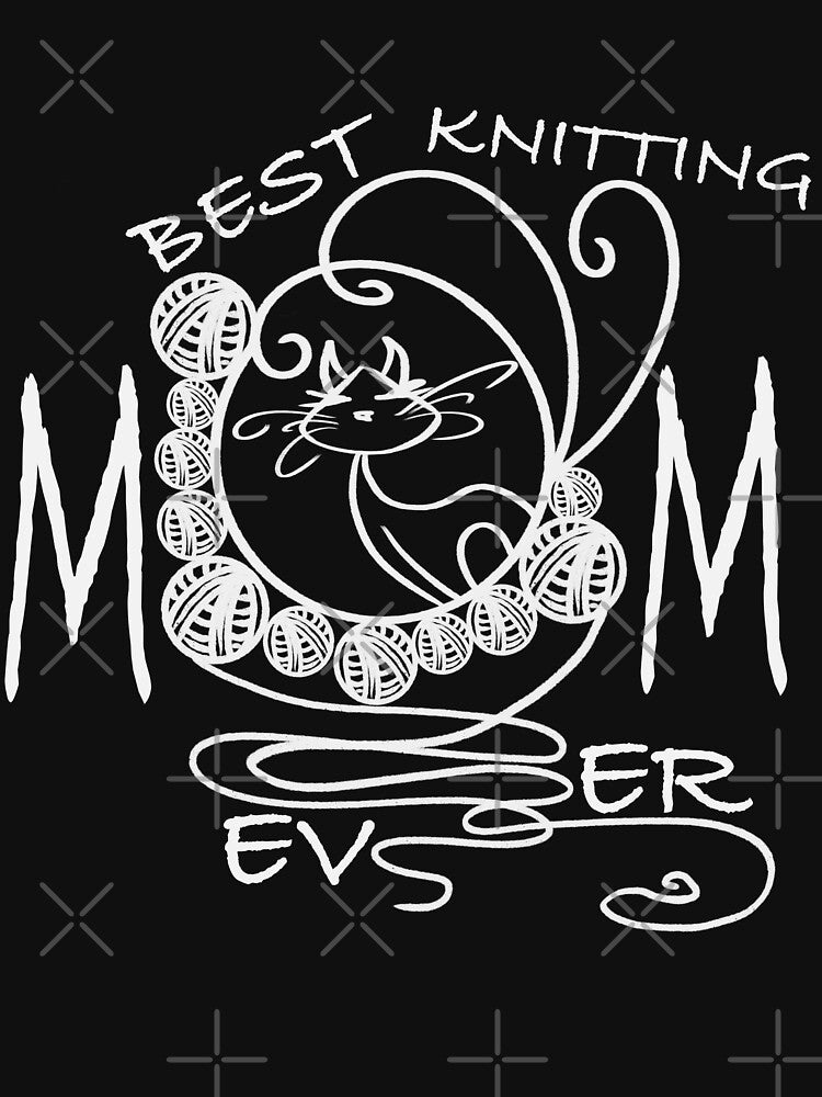 Best knitting mom ever cat by Xatutik.art T-Shirts, Hoodie, Sweatshirt | BlankRebels.com (Image 3)