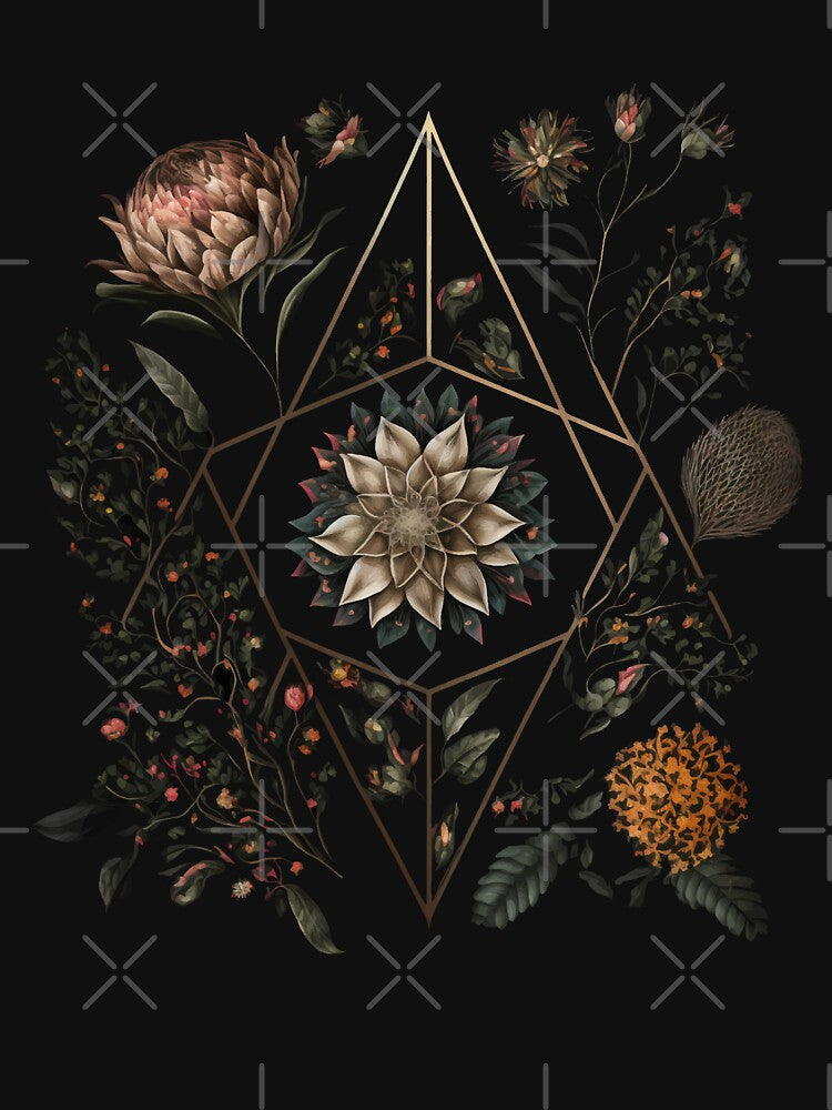 Sacred Geometry Wicca Botanical by Enyr T-Shirts, Hoodie, Sweatshirt | BlankRebels.com (Image 3)