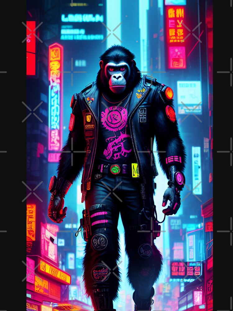Cyberpunk Monkey #1 T-Shirts, Hoodie, Sweatshirt