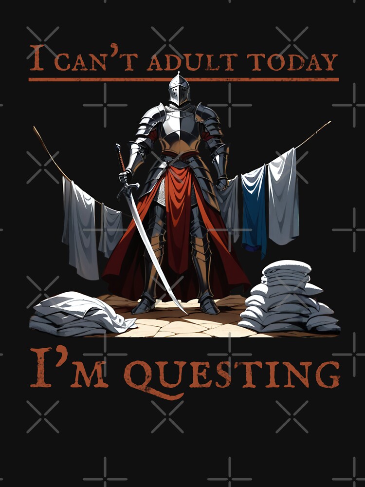 I can't adult today, I'm questing by Tokens-Gear T-Shirts, Hoodie, Sweatshirt | BlankRebels.com (Image 3)
