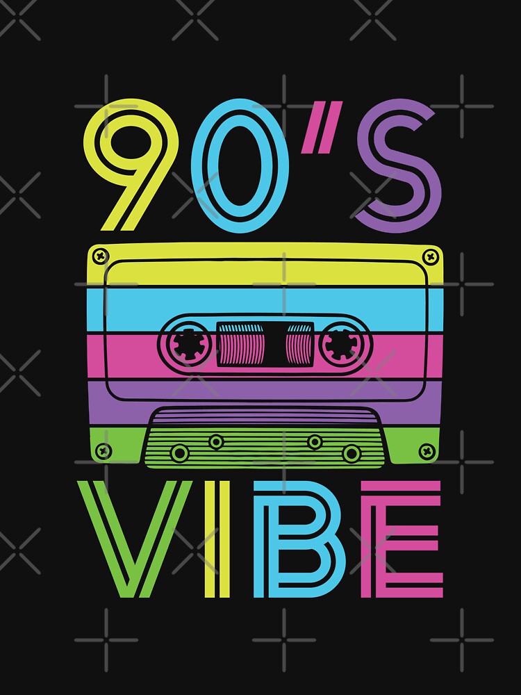 Retro Design Cassette 90's Vibe: Colorful Digital Art for Products and Prints by lojadpop T-Shirts, Hoodie,... (Image 3)