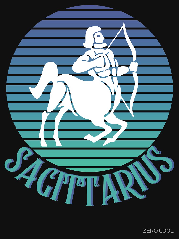 Sagittarius Vintage Zodiac Astrological Sign Retro Rainbow T-Shirts, Hoodie, Sweatshirt