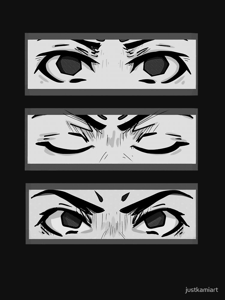 Manga Eyes by justkamiart