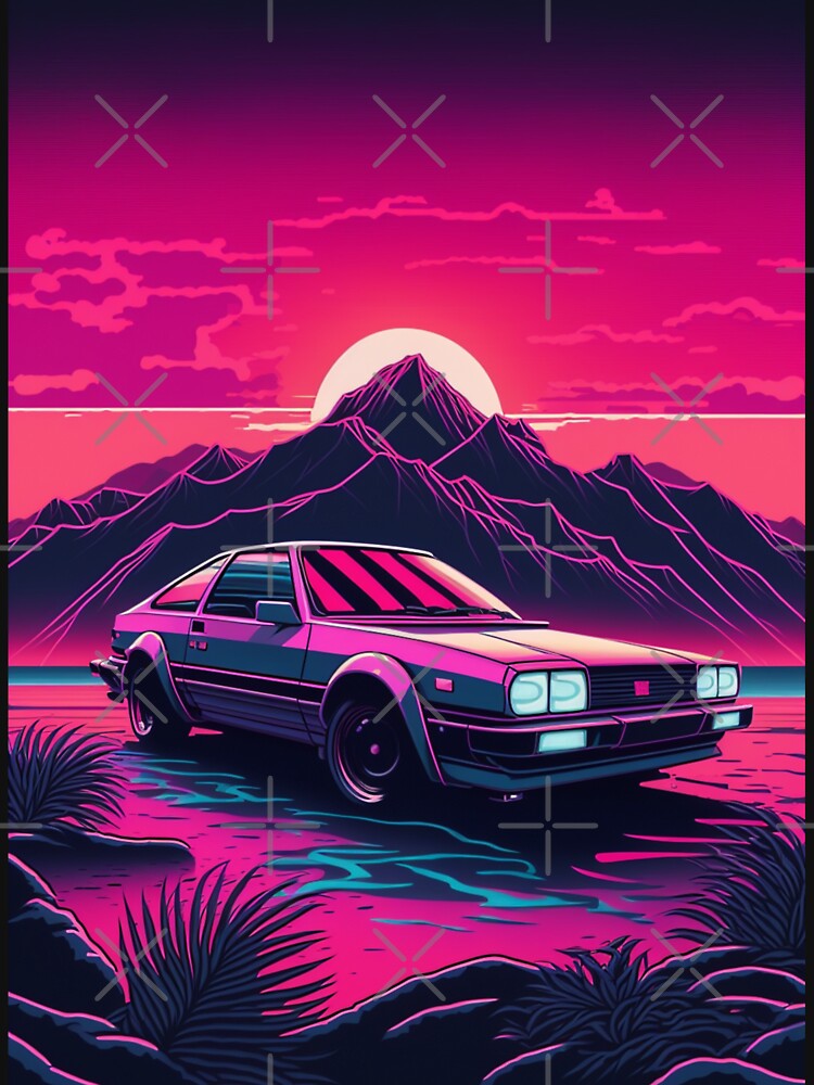 Vaporwave Car by RESToRAPTOR T-Shirts, Hoodie, Sweatshirt | BlankRebels.com (Image 3)