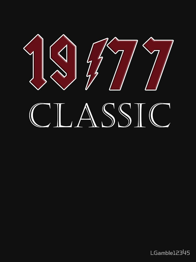 Top 1977 Birthday Rock Classic Gift Design by LGamble12345 T-Shirts, Hoodie, Sweatshirt | BlankRebels.com (Image 3)