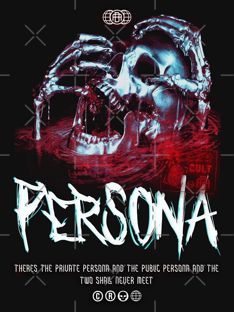 Persona - Scary eerie Skull by VaporwaveStreet T-Shirts, Hoodie, Sweatshirt | BlankRebels.com (Image 3)