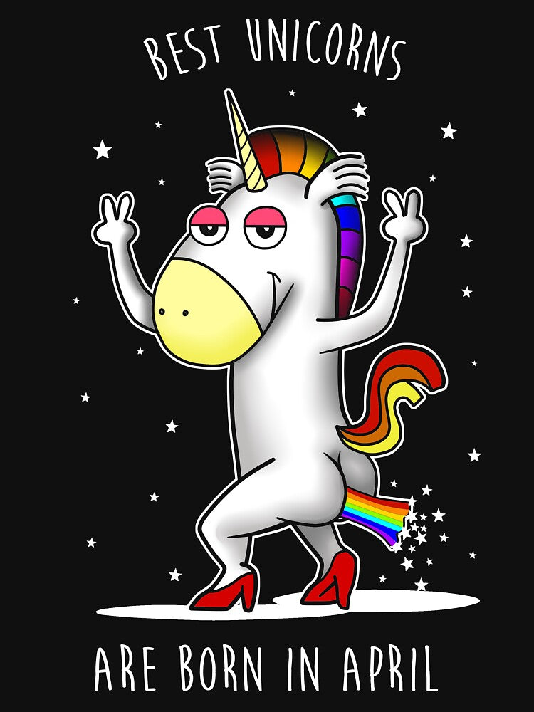 Unicorn T-shirts Rainbow Unicorn For April by giftforfriend Hoodie, Sweatshirt | BlankRebels.com (Image 3)