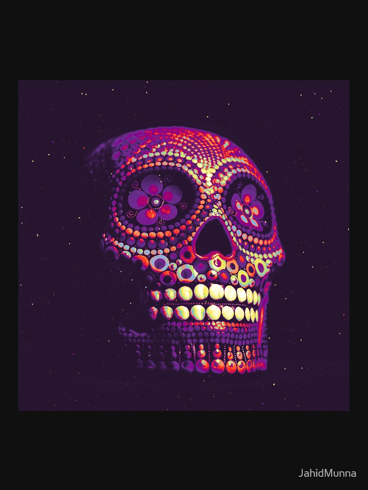 Calavera Skull by JahidMunna T-Shirts, Hoodie, Sweatshirt | BlankRebels.com (Image 3)