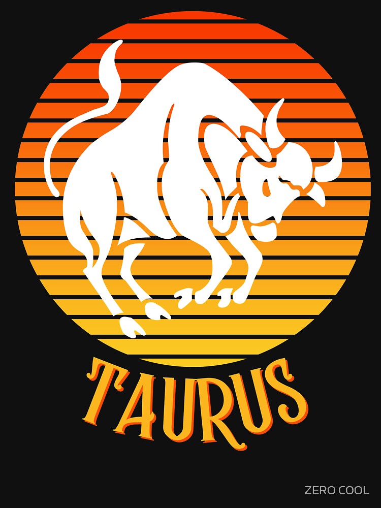 Taurus Vintage Zodiac Astrological Sign Retro Rainbow T-Shirts, Hoodie, Sweatshirt