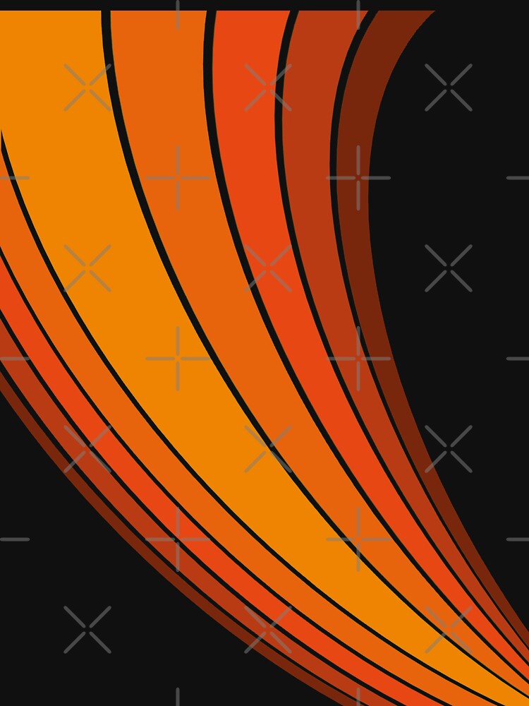Stripes Abstract orange colour Art by Tshirtstory T-Shirts, Hoodie, Sweatshirt | BlankRebels.com (Image 3)