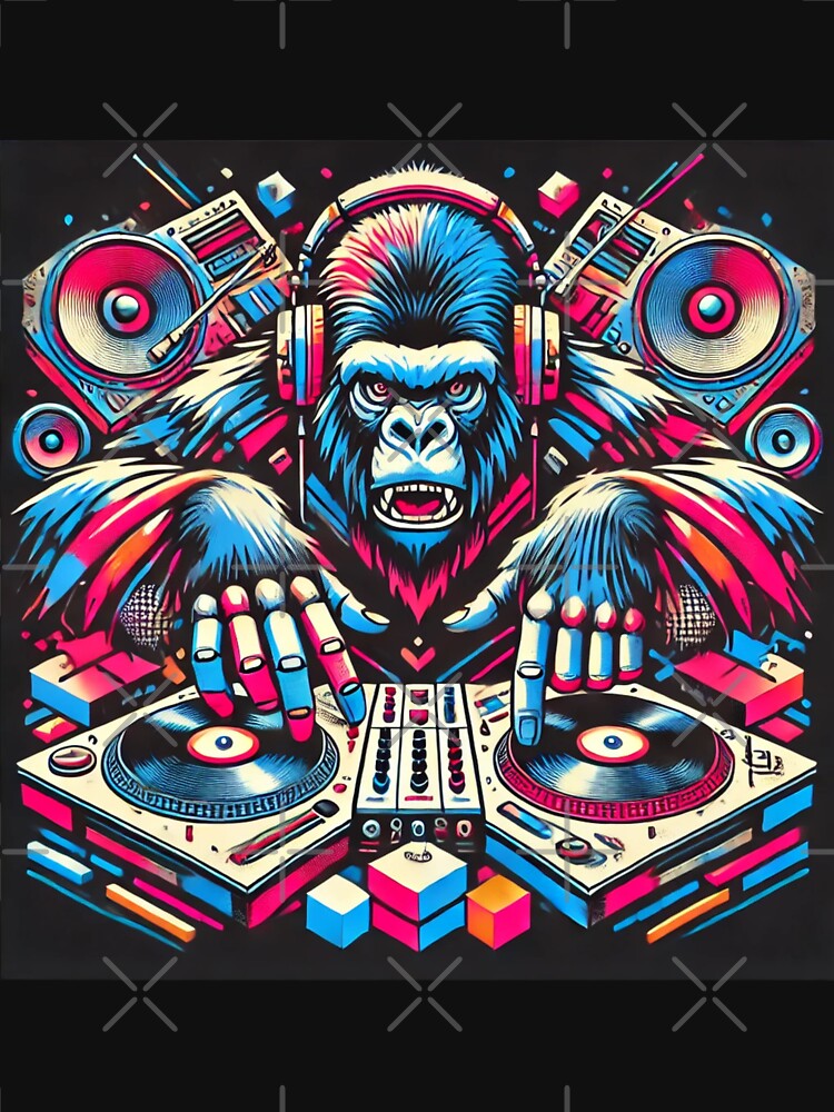 Chaotic Beats Gorilla DJ T-Shirts, Hoodie, Sweatshirt