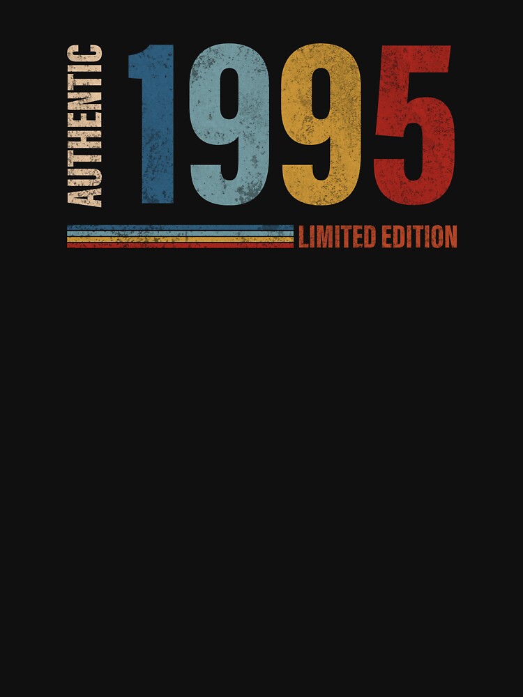 Vintage 1995, Authentic, Limited Edition. by friadesign T-Shirts, Hoodie, Sweatshirt | BlankRebels.com (Image 3)
