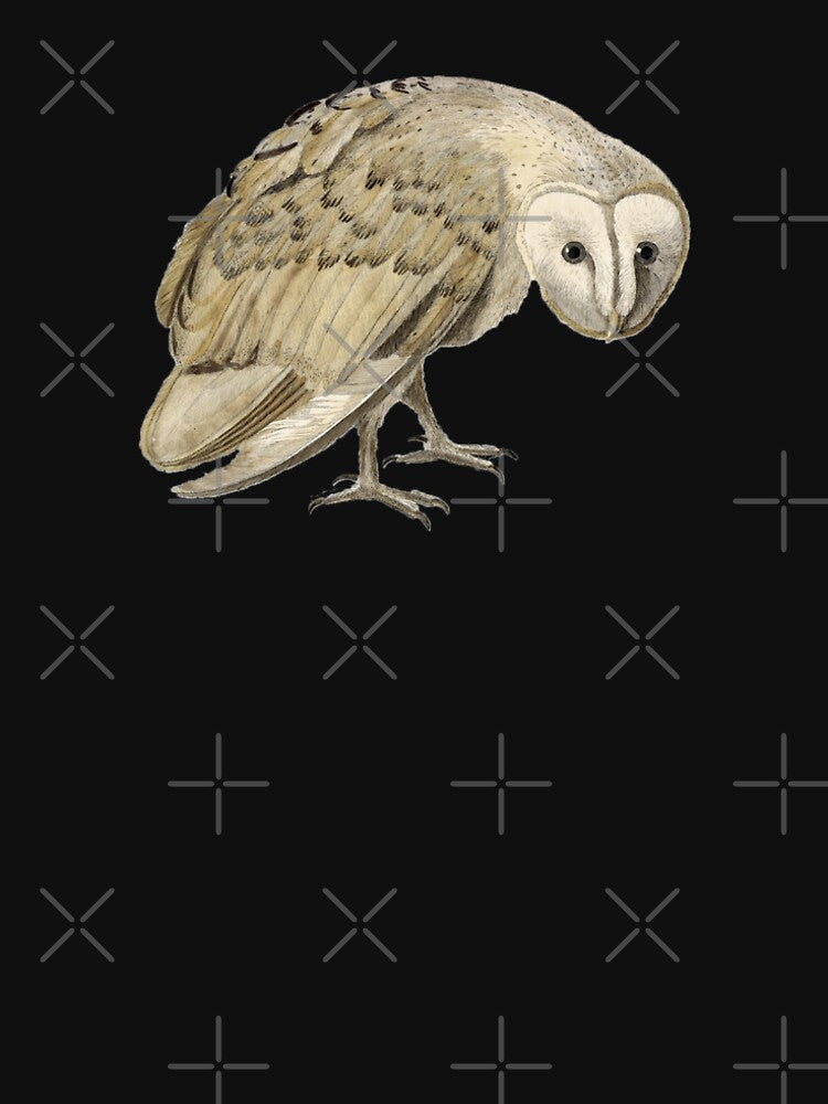 Vintage White Owl Illustration by bookishneighbor T-Shirts, Hoodie, Sweatshirt | BlankRebels.com (Image 2)