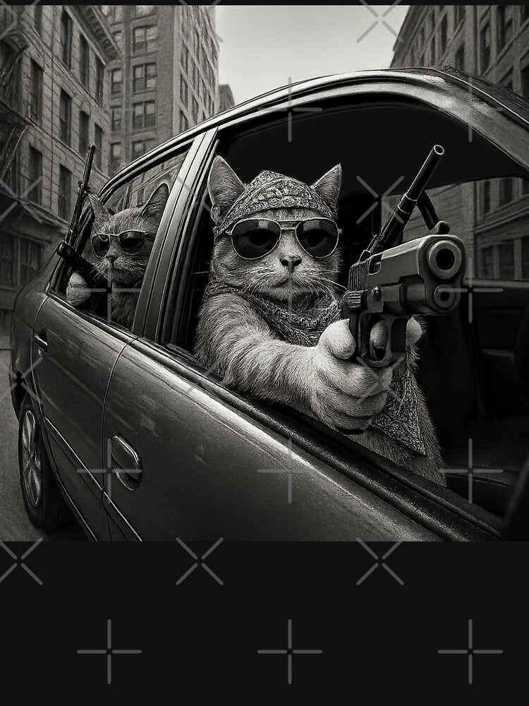 Funny Vintage Gangster Cat Meme T-Shirts, Hoodie, Sweatshirt