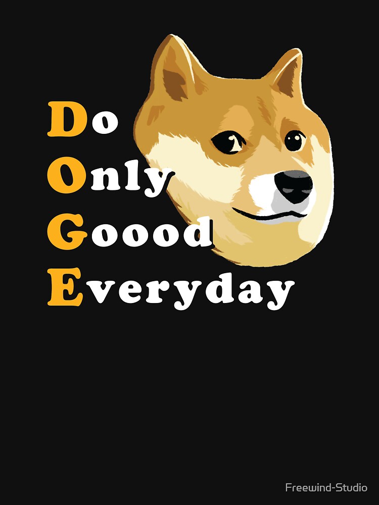 Crypto doge do only good everyday shirt by Freewind-Studio Hoodie, Sweatshirt | BlankRebels.com (Image 3)