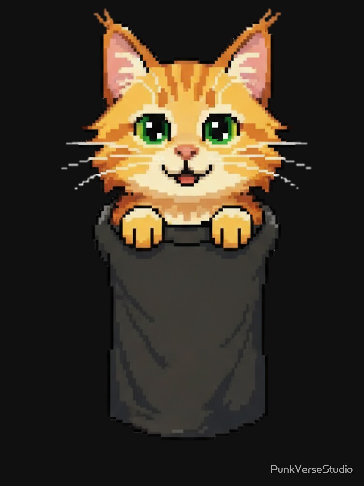 Pixel Cat Pipe – Retro 8 Bit Video Game Cat Coming Out Tube T-Shirts, Hoodie, Sweatshirt