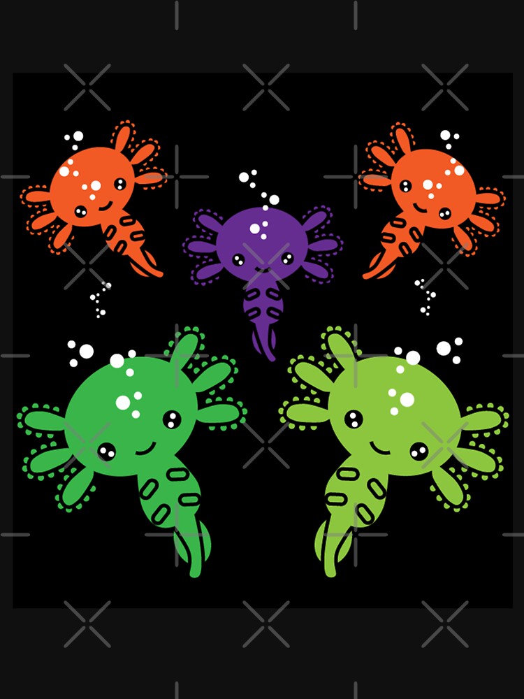 Axototl Salamander - Aquarium shirts - Amphibians - Cute Kids Funny Pets (Image 3)