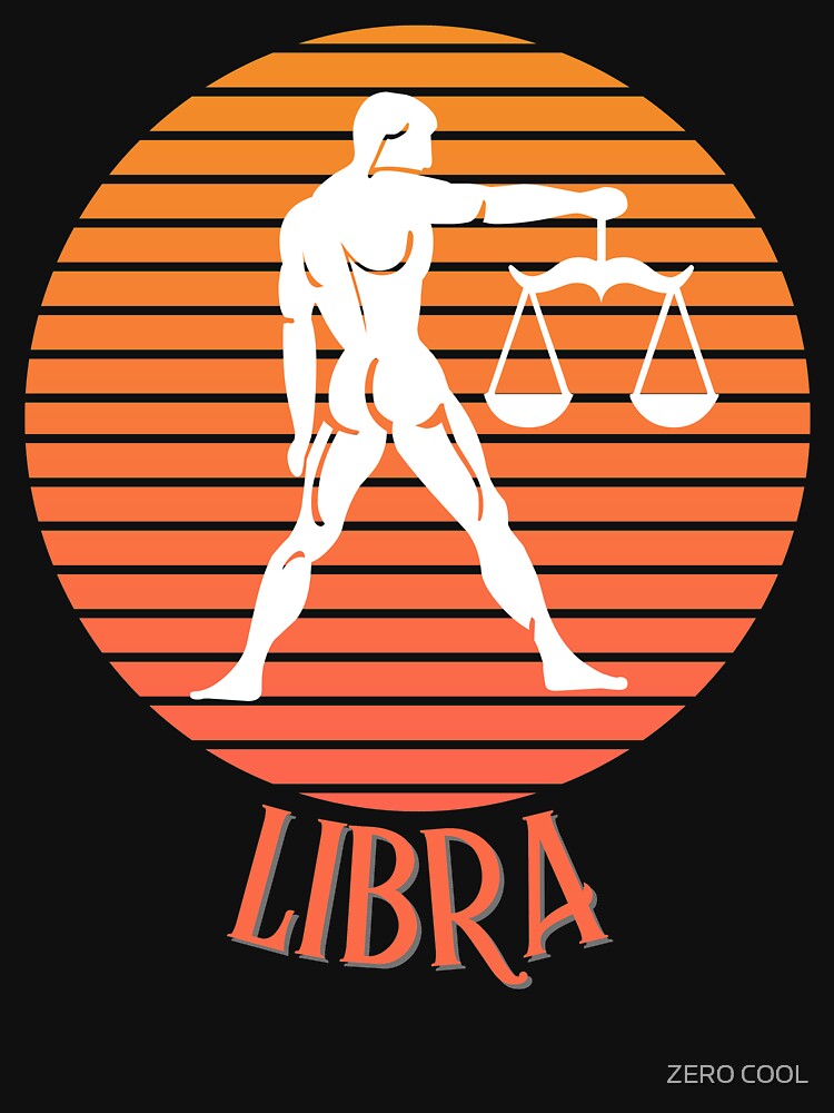 Libra Vintage Zodiac Astrological Sign Retro Rainbow T-Shirts, Hoodie, Sweatshirt