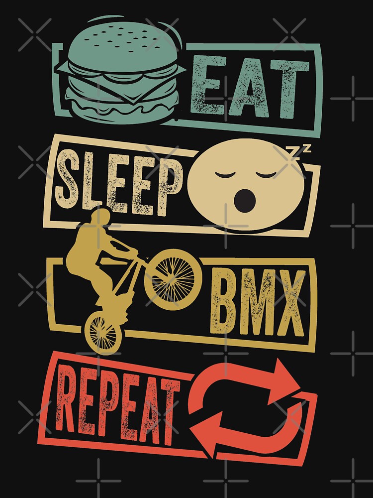 Eat Sleep Soccer Repeat retro Bike life by Majesticoo