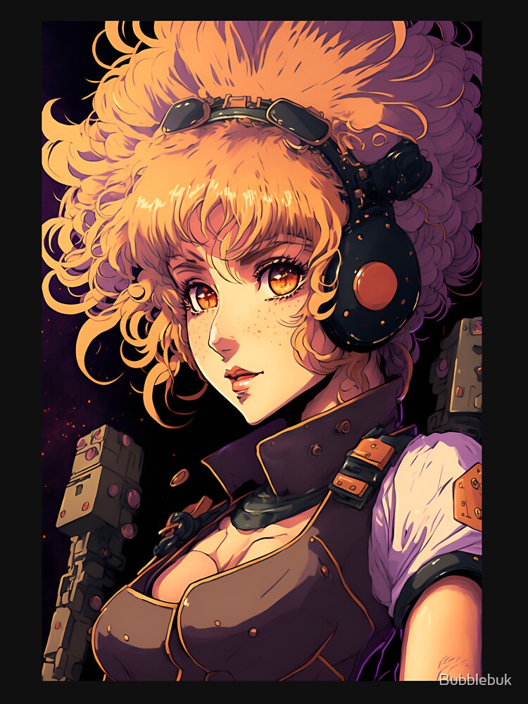 Anime Girl Space Ranger Cute by Bubblebuk T-Shirts, Hoodie, Sweatshirt | BlankRebels.com (Image 3)