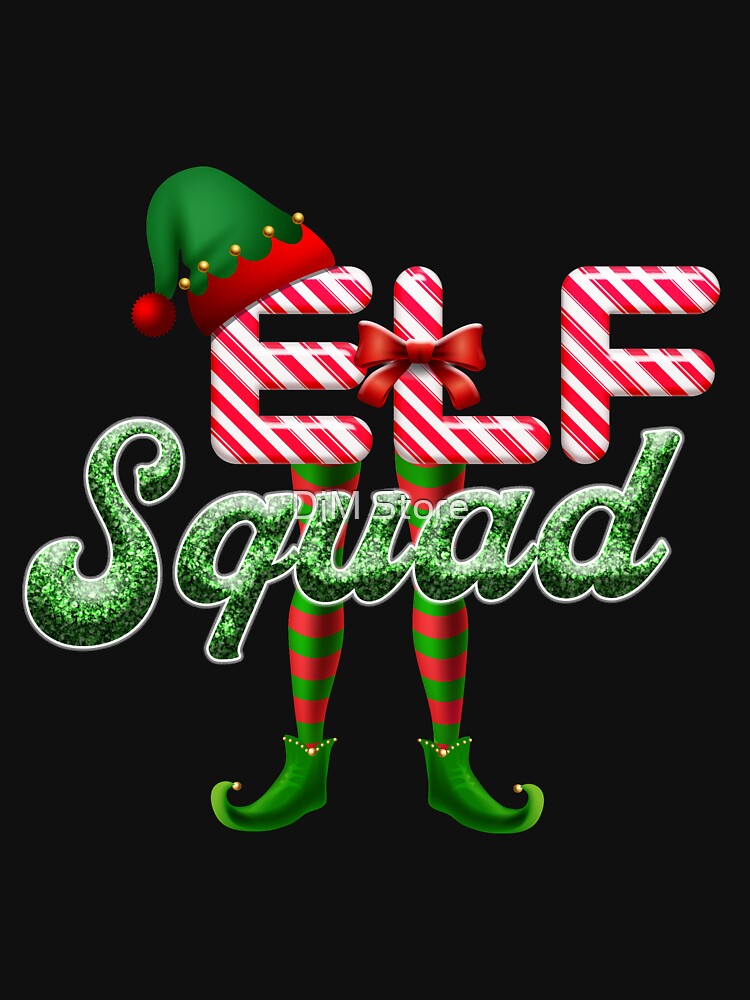 Elf Squad Matching Family Christmas Mask Elf X mas Funny Santa Claus Merry Christmas Santa Squad Elves... (Image 3)