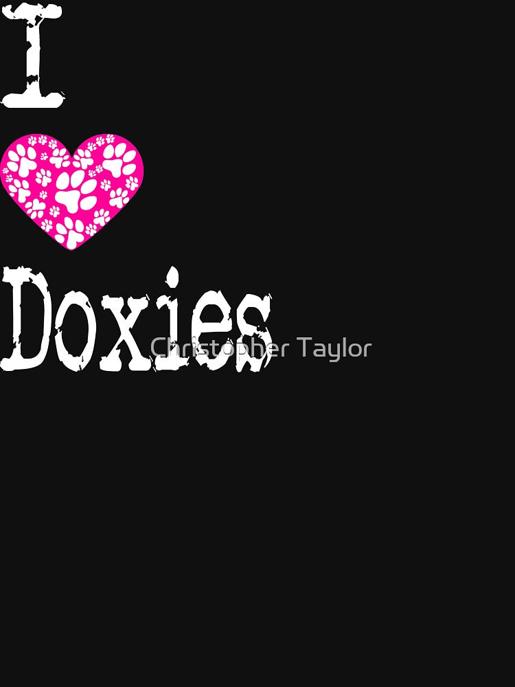 I Heart Doxies | Love Doxie Dog Breeds by Christopher Taylor T-Shirts, Hoodie, Sweatshirt | BlankRebels.com (Image 2)