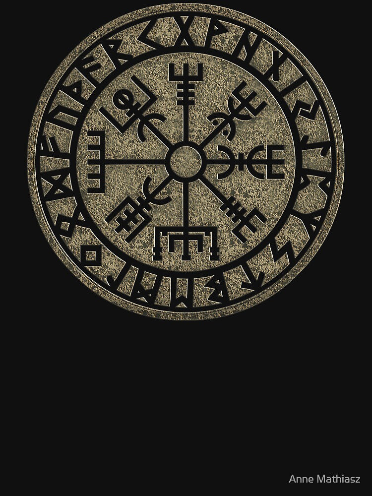 Vegvisir, viking compass, Norse, symbol, protection, nordic, vikings by nitty-gritty