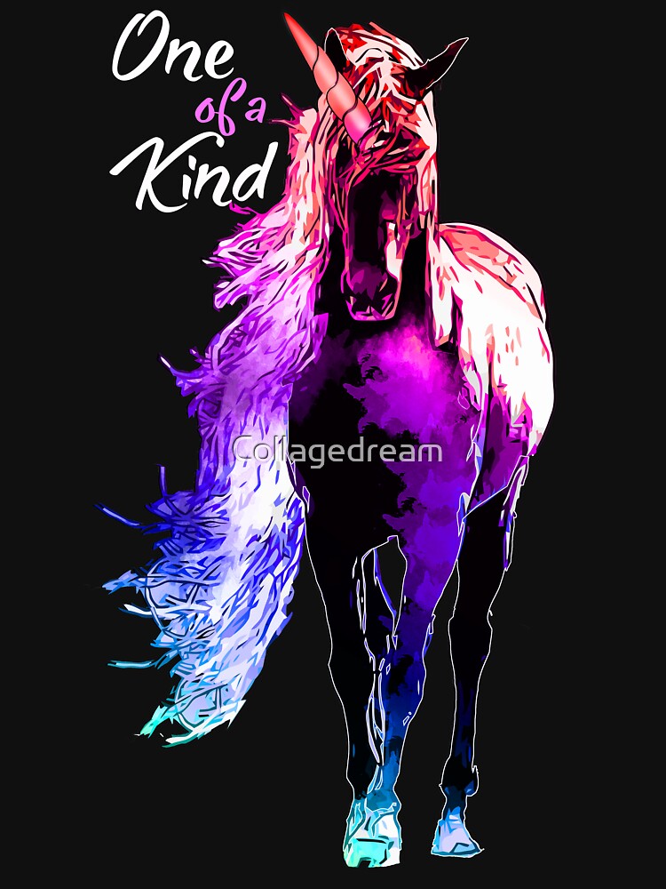 unicorn, raimbow, one of a kind by Collagedream T-Shirts, Hoodie, Sweatshirt | BlankRebels.com (Image 3)