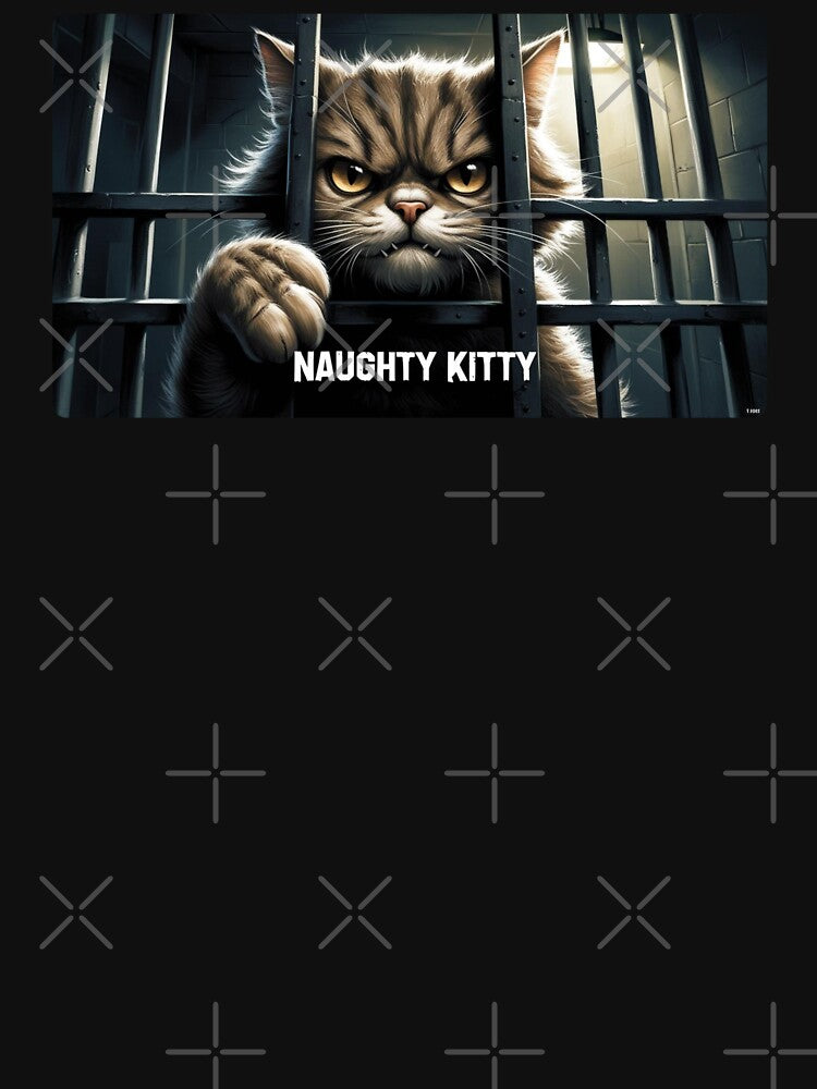 noughty kitty in prison by jackoslimited T-Shirts, Hoodie, Sweatshirt | BlankRebels.com (Image 3)