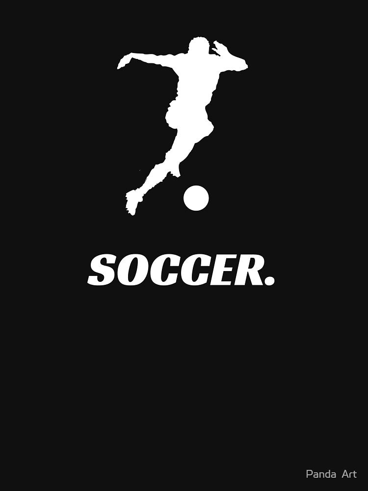 soccer League boy and girl soccer ball by Panda  Art