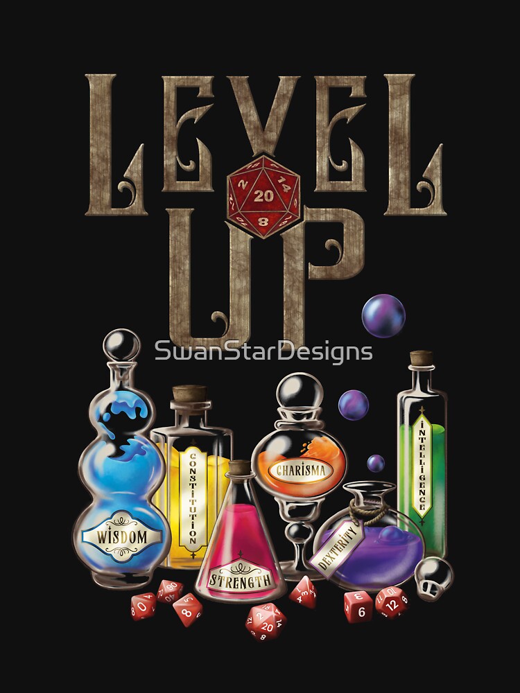 Level Up by SwanStarDesigns T-Shirts, Hoodie, Sweatshirt | BlankRebels.com (Image 3)