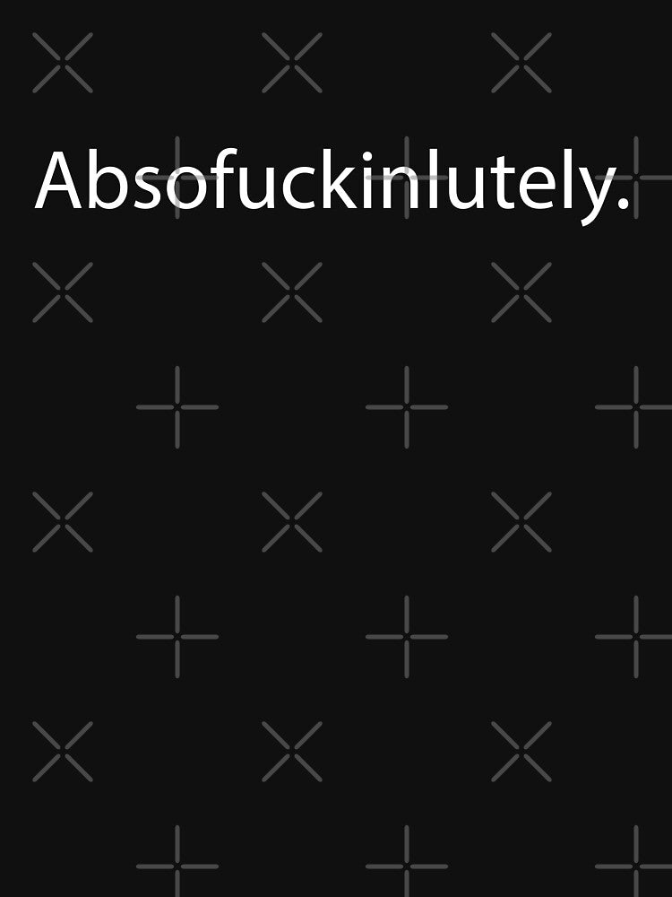 Absofuckinlutely. | Funny T-shirt by GipsyAvenger Hoodie, Sweatshirt | BlankRebels.com (Image 3)