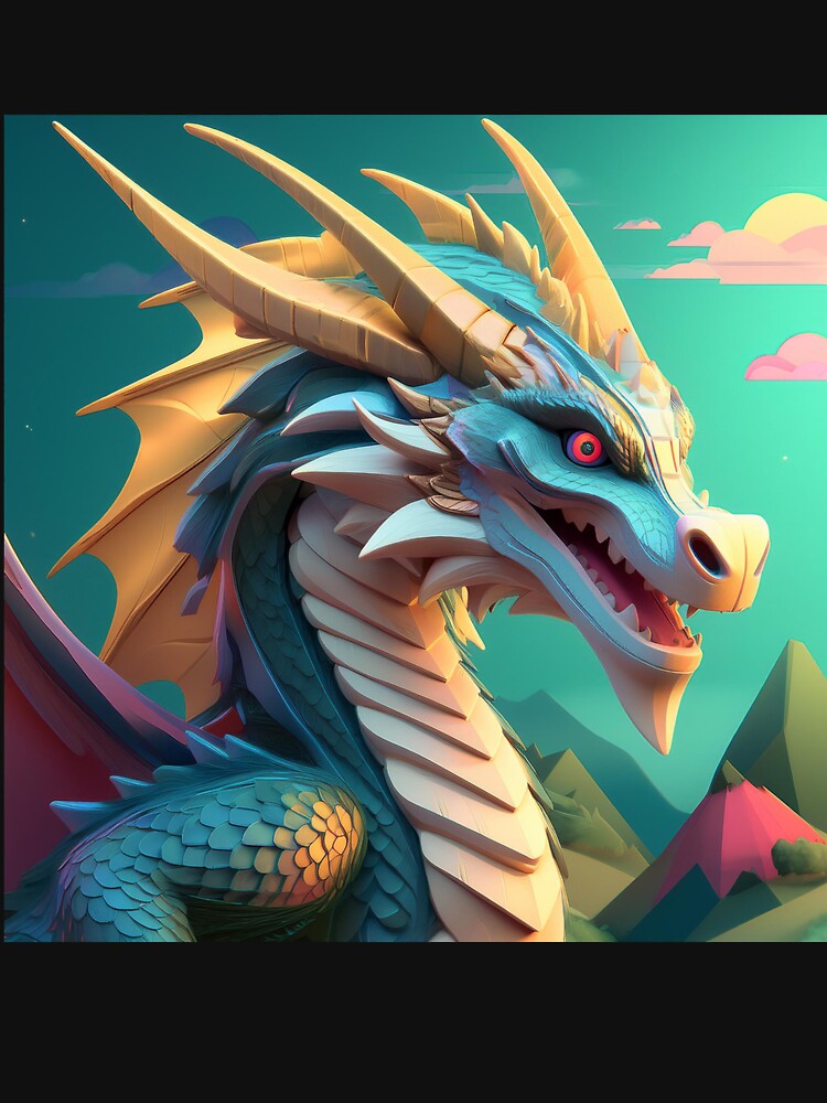 Green cartoon dragon by BAR DEC T-Shirts, Hoodie, Sweatshirt | BlankRebels.com (Image 3)