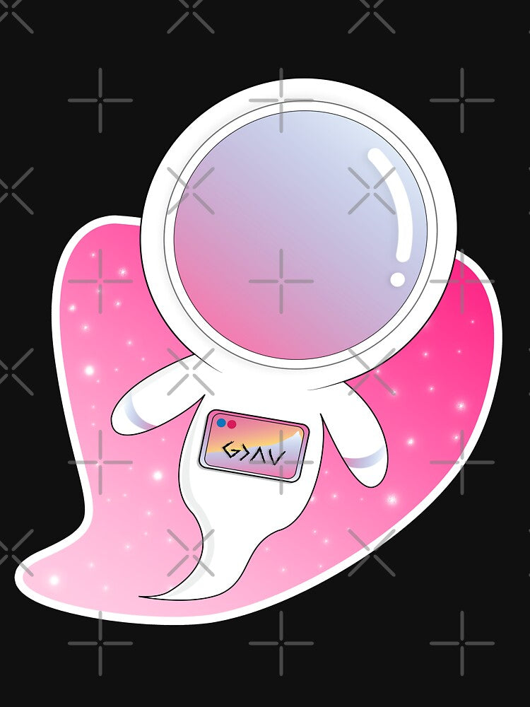 Cute Astronaut Design by pandakhaki T-Shirts, Hoodie, Sweatshirt | BlankRebels.com (Image 3)