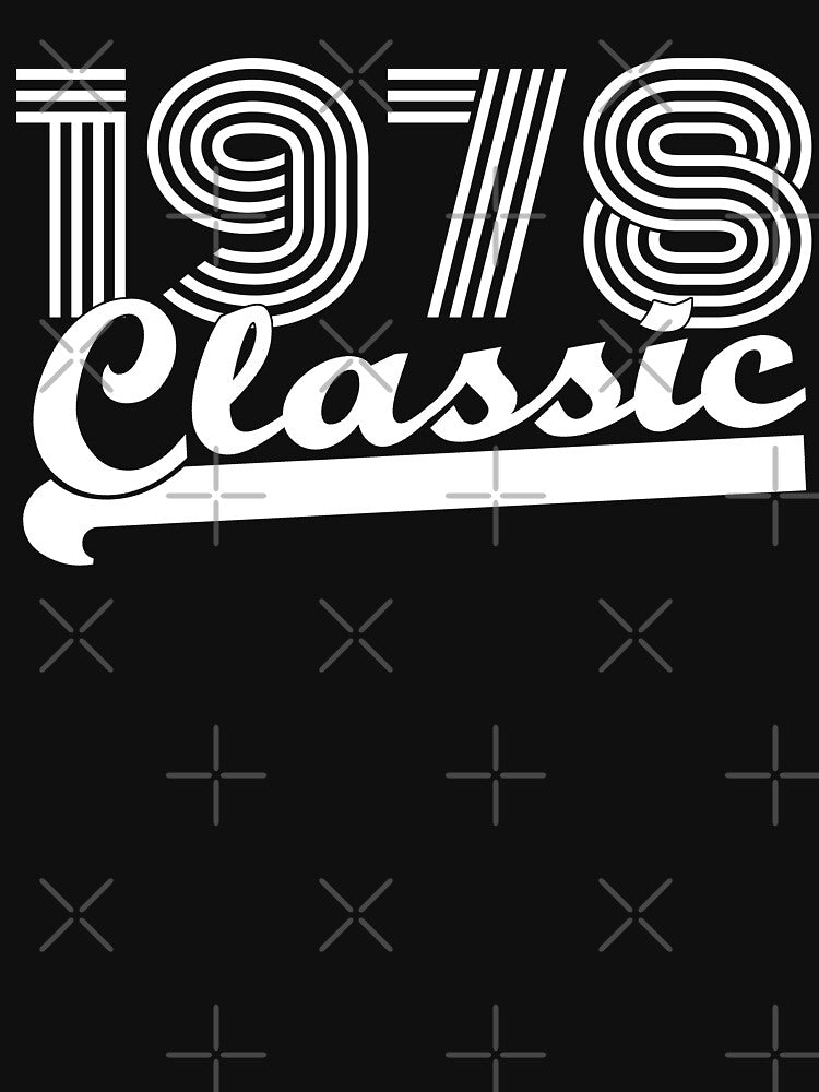 1978 Classic Vintage 78 2088 1988 40th Birthday T Shirt Gift Age Year Old Boy Girl Cute Funny Man Woman Jersey... (Image 3)