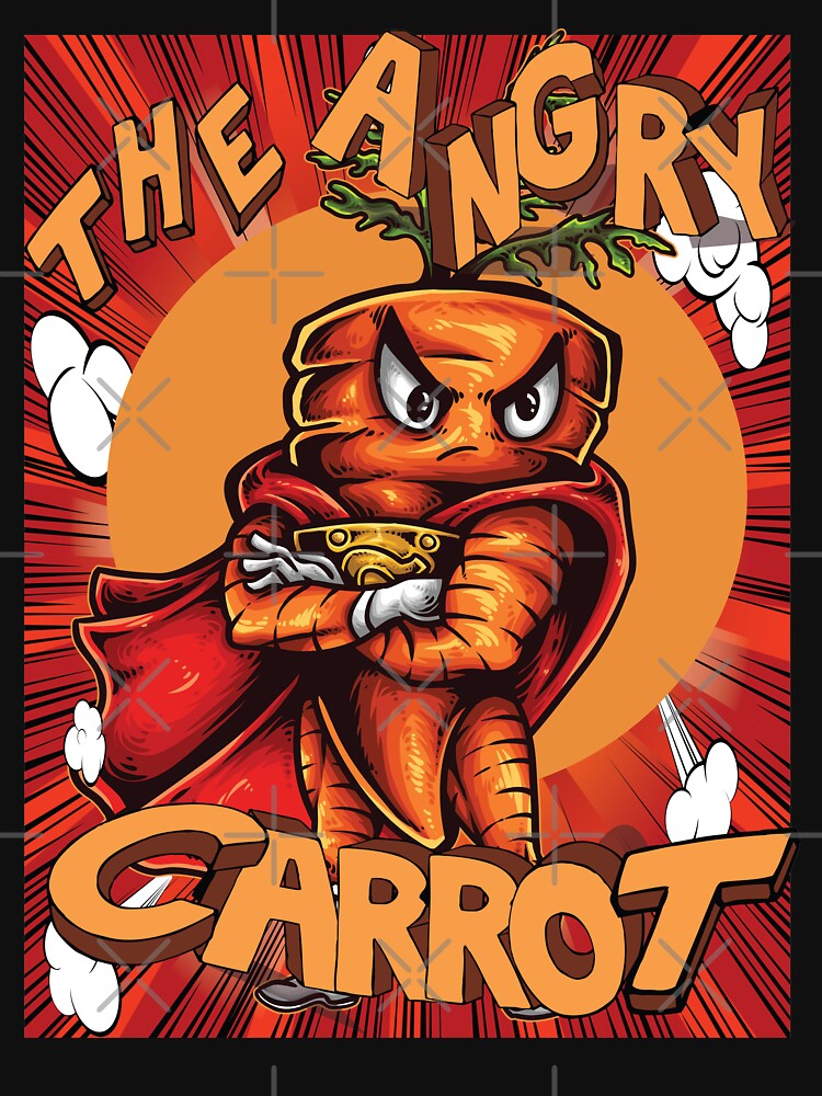 Angry Carrot Love Superhero Red by ProjectX23 T-Shirts, Hoodie, Sweatshirt | BlankRebels.com (Image 3)