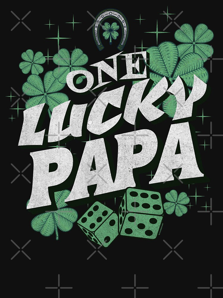 One Lucky Papa by Rich Summers Art T-Shirts, Hoodie, Sweatshirt | BlankRebels.com (Image 3)