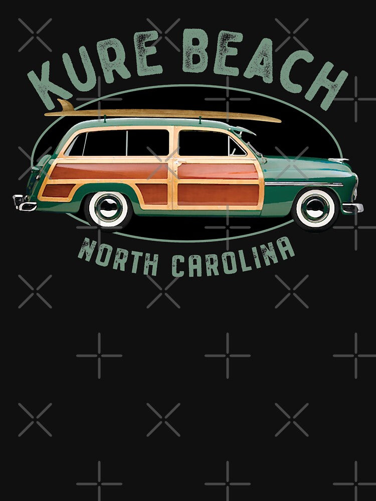 Kure Beach North Carolina Vintage Surfing by Futurebeachbum T-Shirts, Hoodie, Sweatshirt | BlankRebels.com (Image 3)