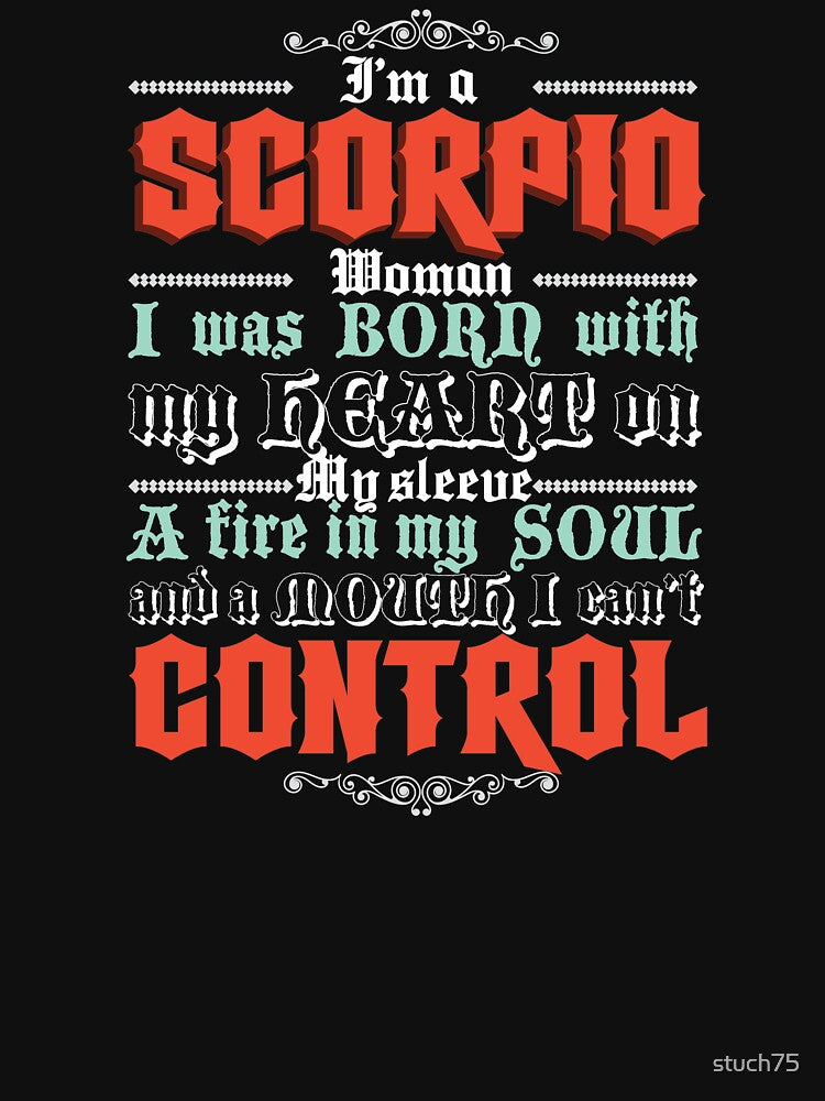 I'm A Scorpio Woman by stuch75 T-Shirts, Hoodie, Sweatshirt | BlankRebels.com (Image 3)