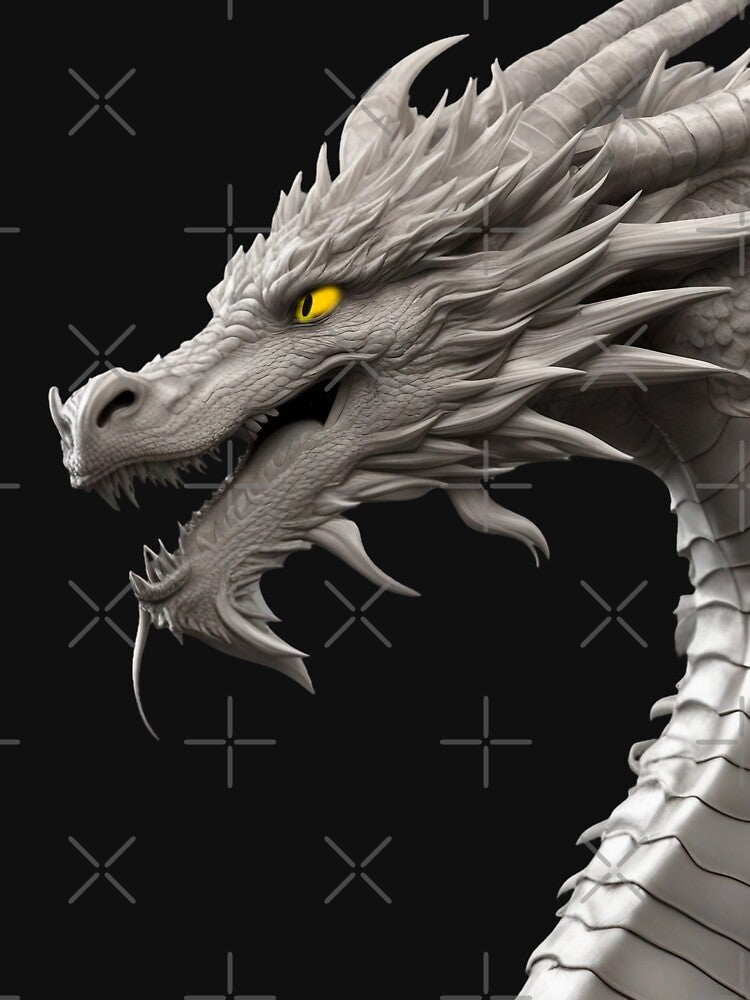 Dragon Yellow Eyes Black2 by LuizSilva1983 T-Shirts, Hoodie, Sweatshirt | BlankRebels.com (Image 3)