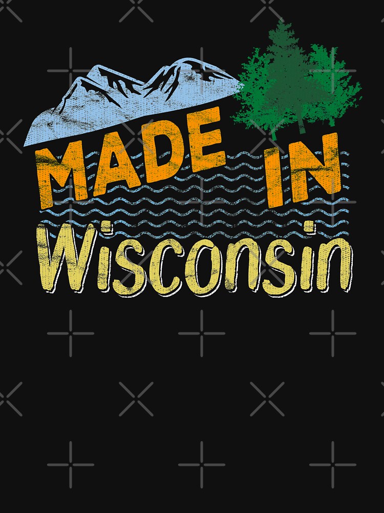 Made in Wisconsin Landscape Camping design by fermo T-Shirts, Hoodie, Sweatshirt | BlankRebels.com (Image 3)