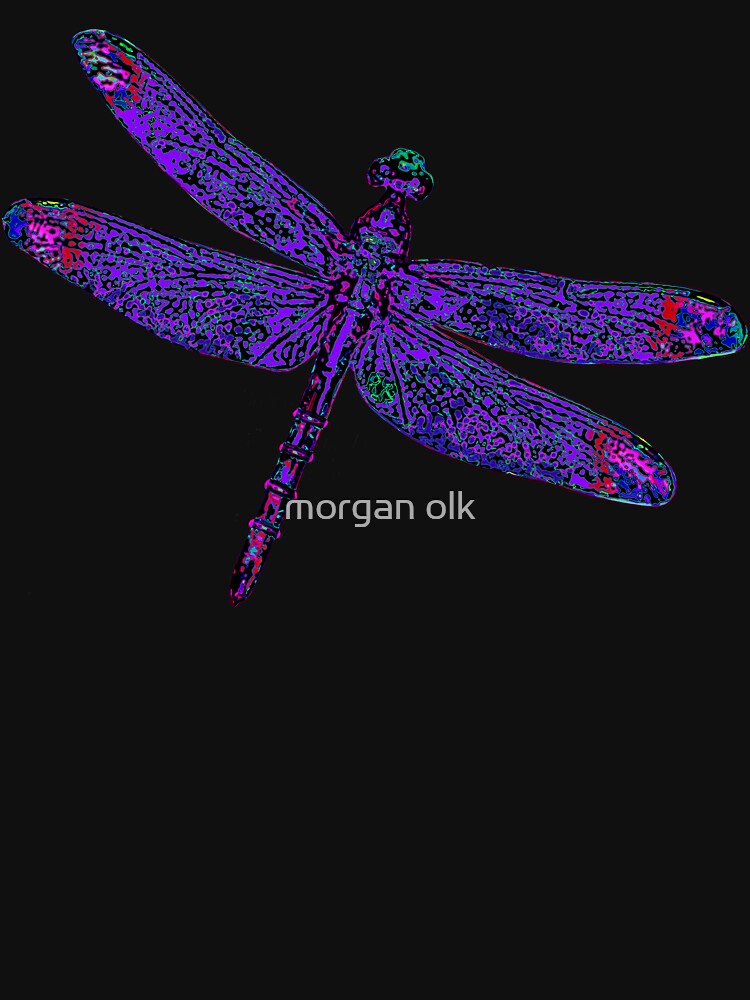 Purple Fantasy Dragonfly by morgan olk