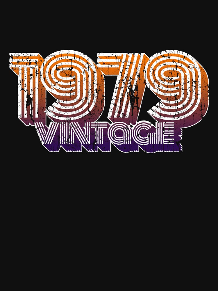 Vintage 1979 39th Birthday T Shirt Oldschool 70s Dad Gift by roarr Hoodie, Sweatshirt | BlankRebels.com (Image 3)