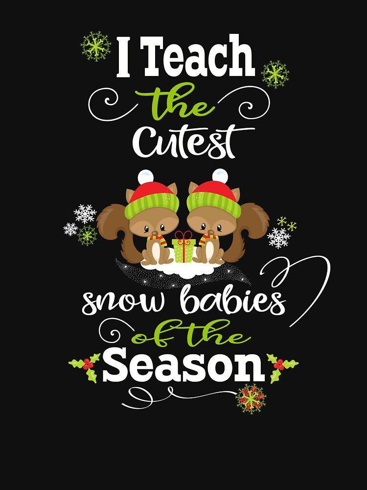Teacher I Teach Cutest Snowbabies Racoons T-Shirts, Hoodie, Sweatshirt