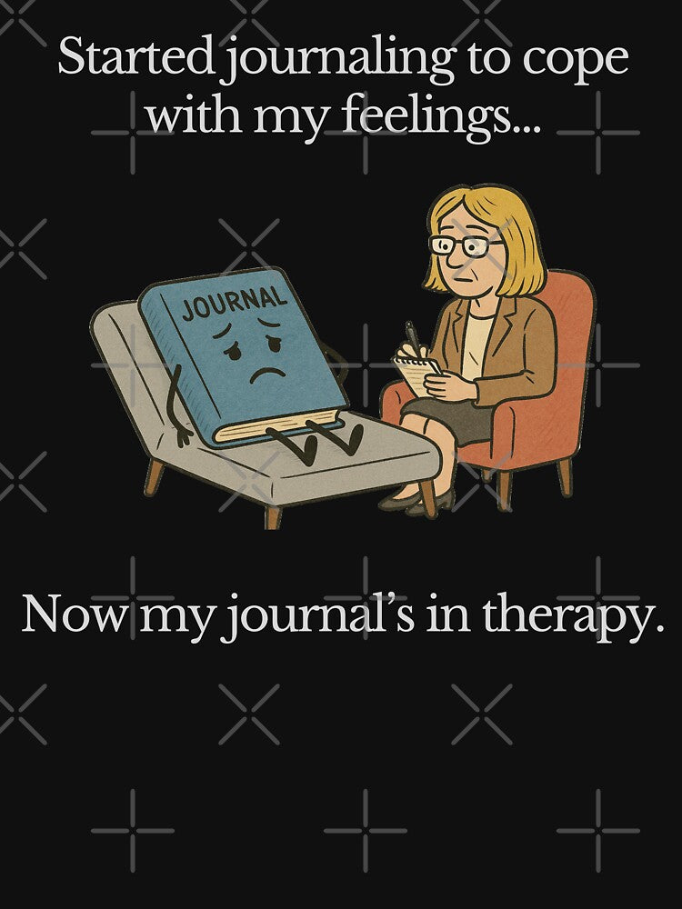 Started journaling to cope with my feelings. Now my journal's in therapy. Sadness. Mental Health. by... (Image 3)