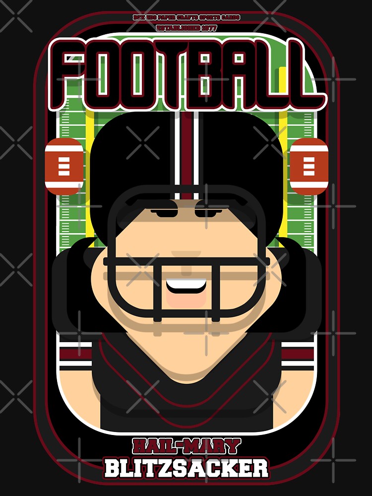 American Football Black and Maroon - Hail-Mary Blitzsacker - Amy version by boxedspaper T-Shirts, Hoodie,... (Image 3)