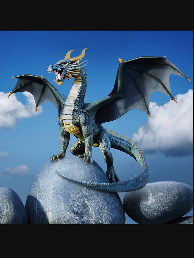 Blue dragon n2 by BAR DEC T-Shirts, Hoodie, Sweatshirt | BlankRebels.com (Image 3)